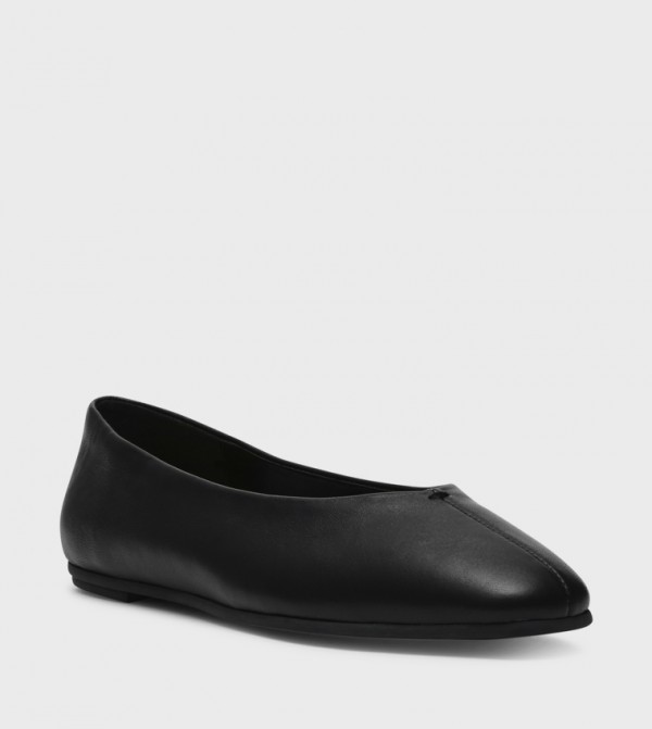 SLIQUE Almond Toe Ballerinas