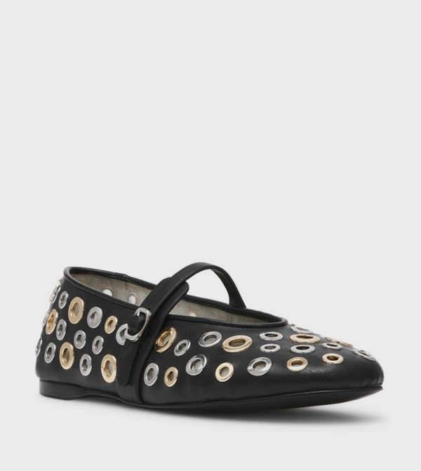 REJOICE-S Eyelet Detail Mary Janes