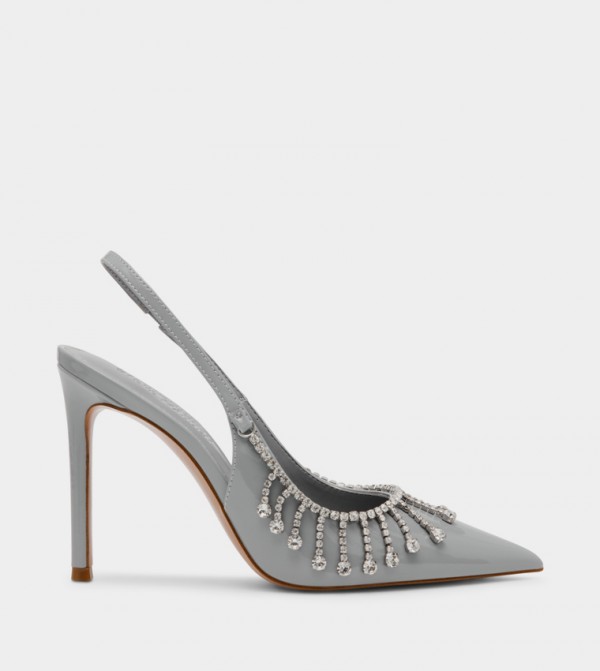 THRILL Embellished Slingback Pumps