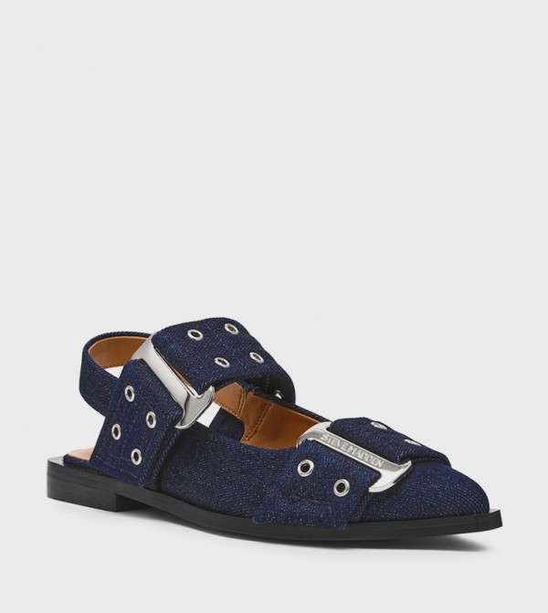 GRAND AVE Eyelet Detail Flat Shoes