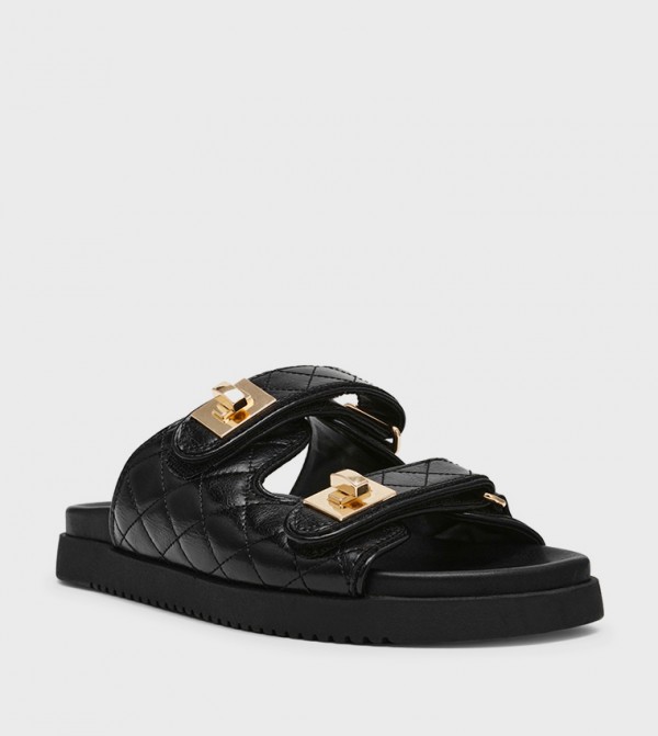 SCHMONA-CN Quilted Platfom Sandals