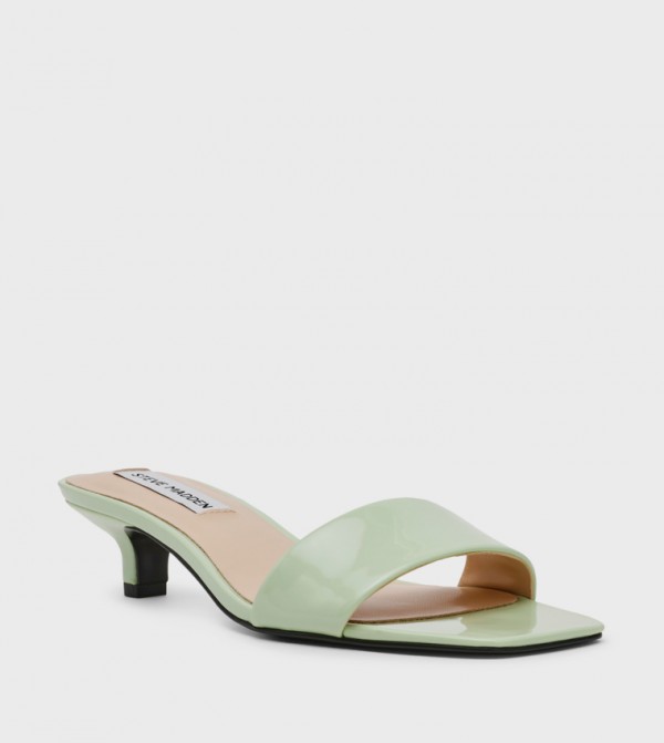 TILLI Square Toe Kitten Heel Sandals