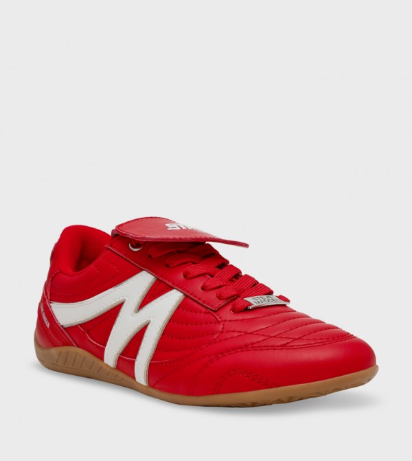 FREEKICK Textured Lace-Up Sneakers