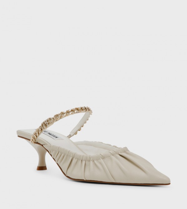 SMALL-TALK Ruched Slingback Pumps