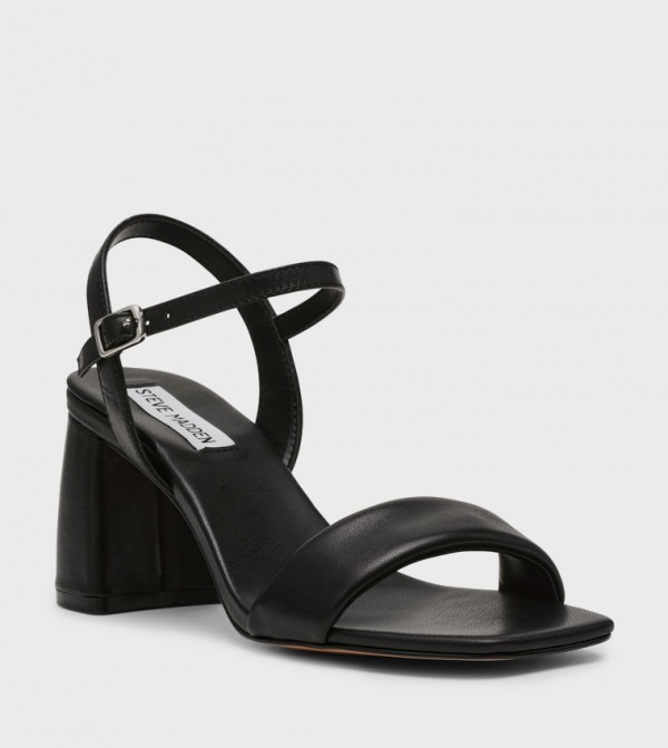 LAYNEY Textured Block Heeled Sandals