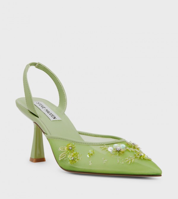 SOOTHER Embellished Slingback Pumps