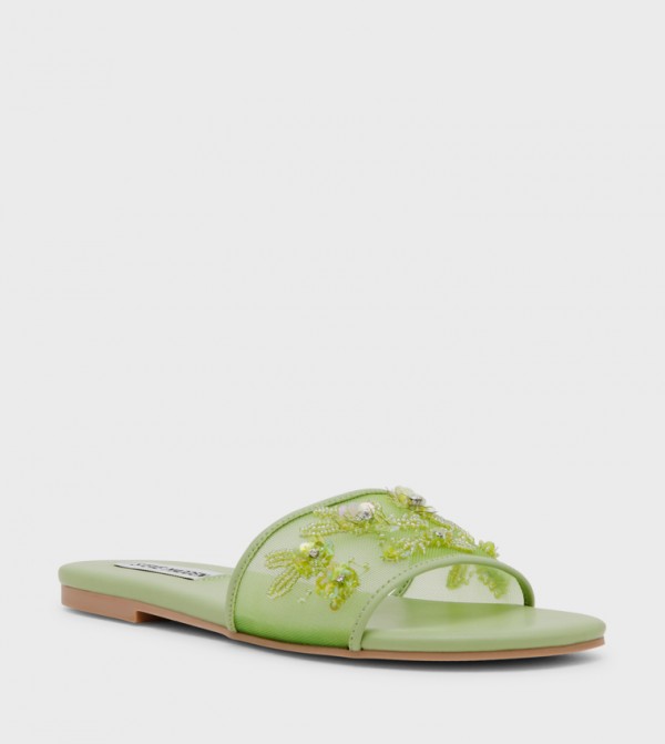 MIYAH Embellished Flat Sandals