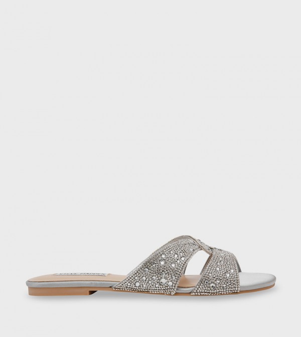 MUSA Embellished Flat Sandals