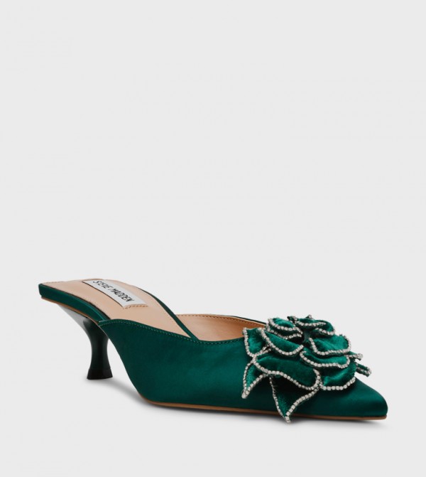 SUPERNOVA Appliqued Mule Pumps