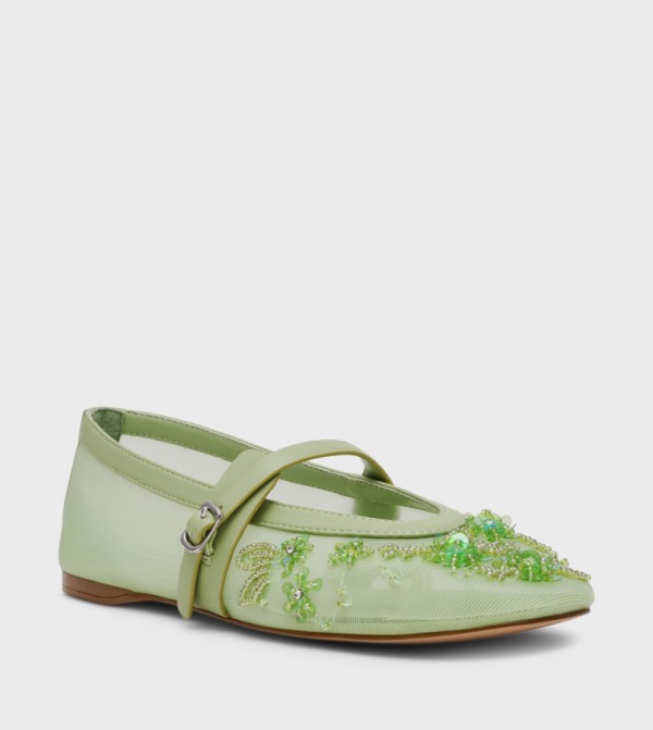 REJOICE-MF Embellished Mary Jane shoes
