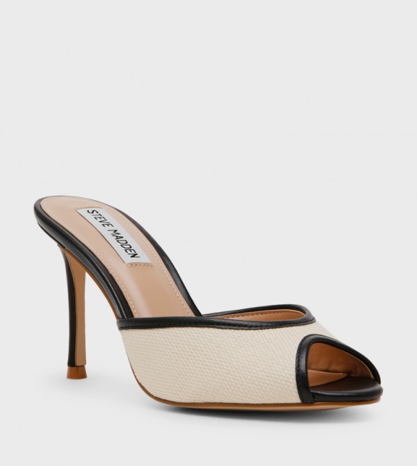 RINGSIDE Textured Peep-Toe Heeled Sandals