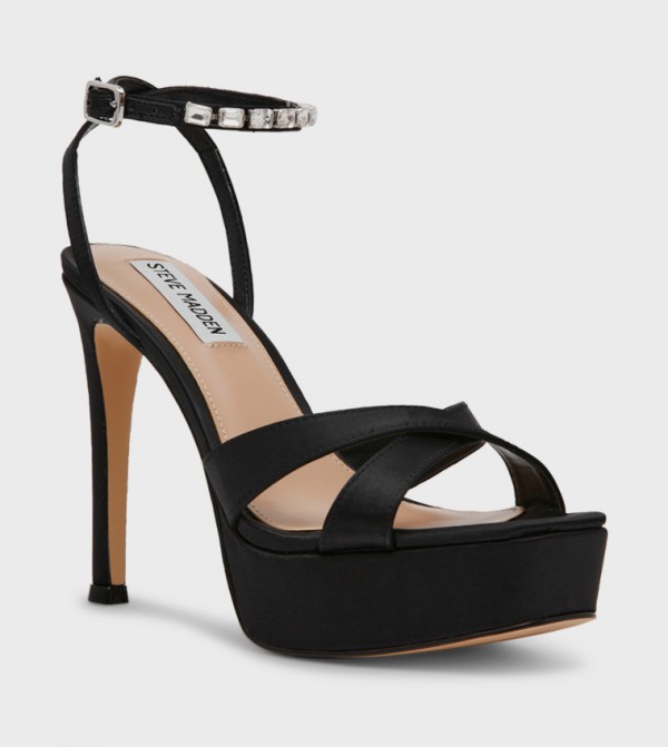 SUNLIT Ankle Strap Heeled Sandals