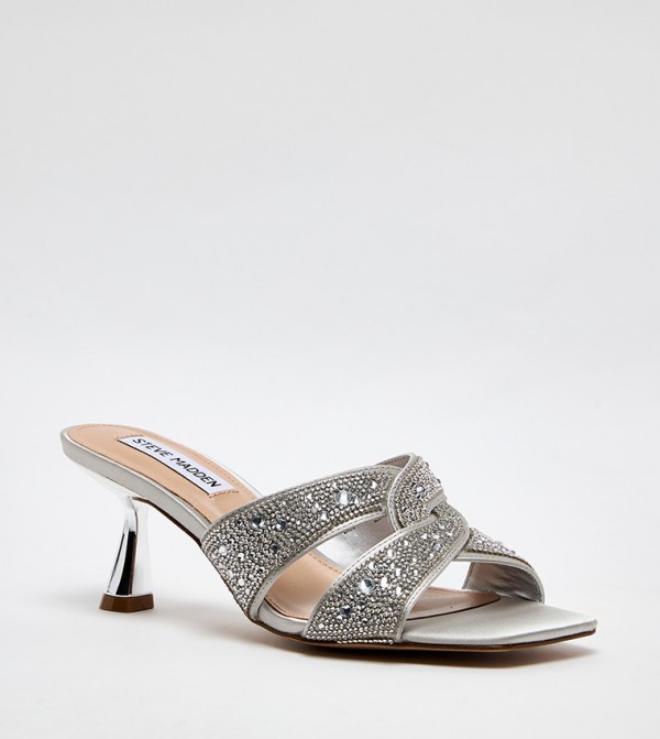 INSTEP Embellished Heeled Sandals