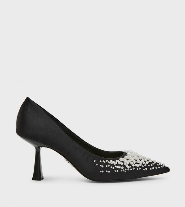 VIEWZ Embellished Pointed Toe Pumps