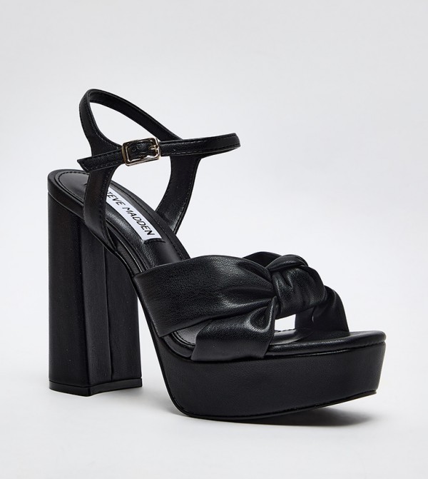 LEVONA Ankle Strap Platform Heel Sandals