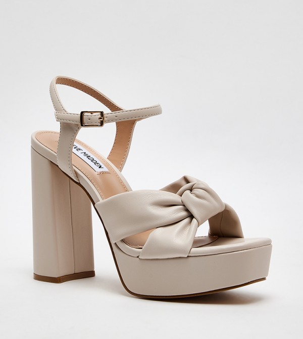 LEVONA Ankle Strap Platform Heel Sandals