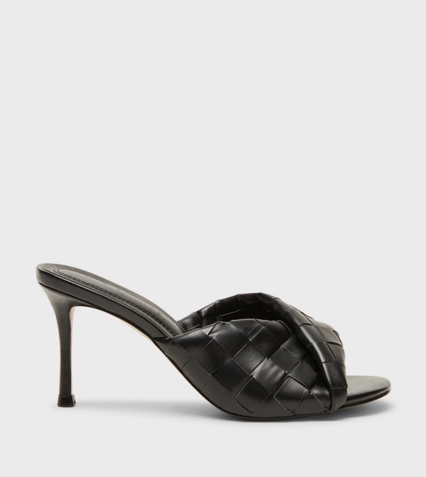 KAYLOR Braided Strap Heeled Sandals