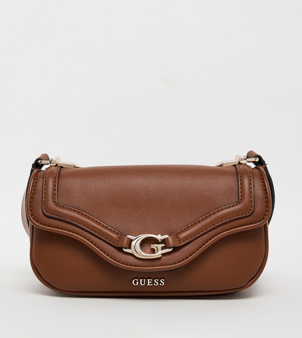 DEA Textured Flap Crossbody Bag