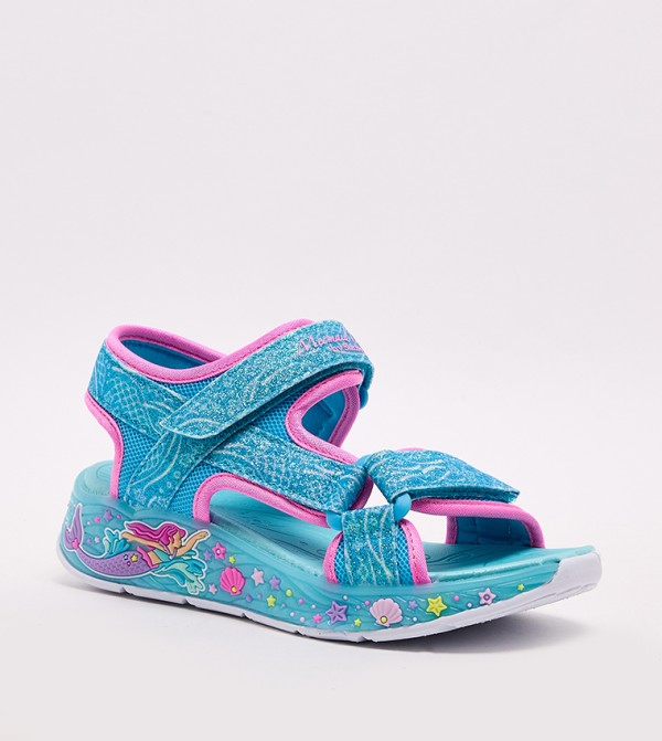 MERMAID DREAMS Velcro Closure Sandals