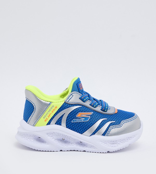 METEOR-LIGHTS Color Block Slip-on Sneakers