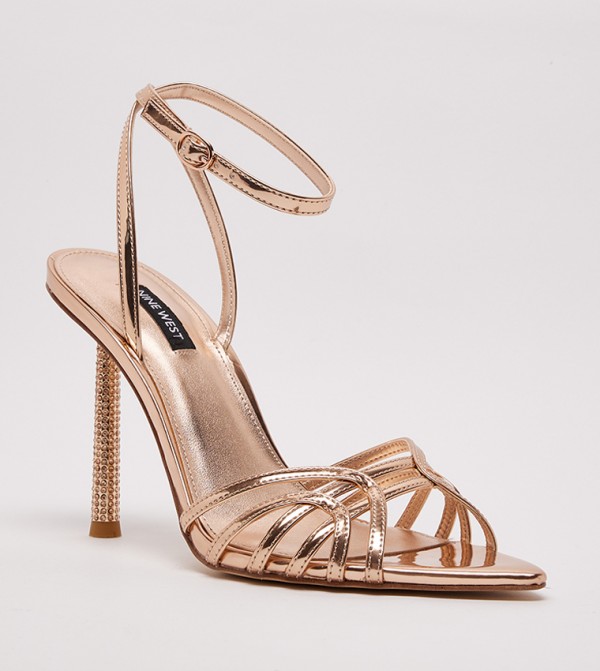 PAXAL3 Embellished Heel Sandals