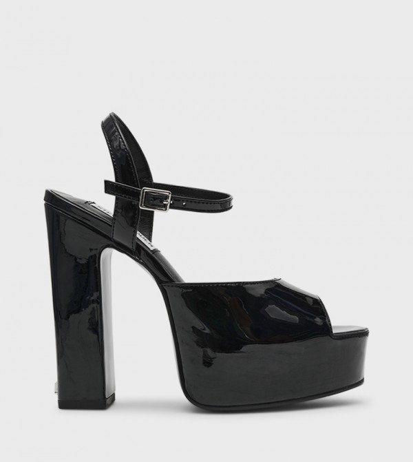 TANDEM Peep Toe Platform Heel Sandals