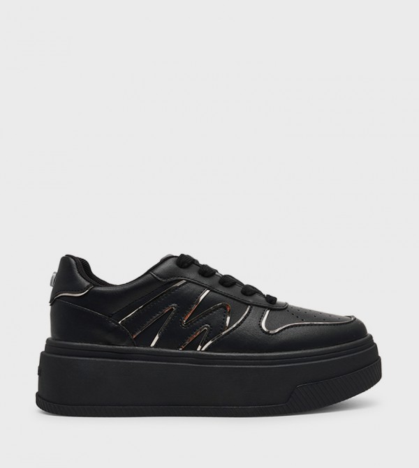 DYNAMO Lace-Up Platform Sneakers