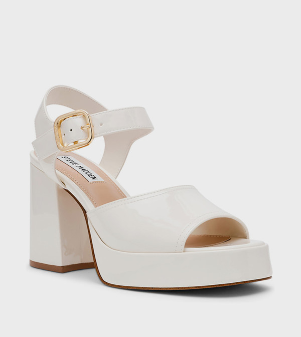 SOHO Glossy Platform Heel Sandals