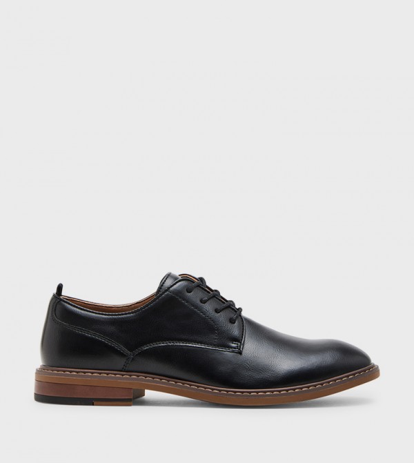 EARNEST Textured Lace-Up Formal Shoes