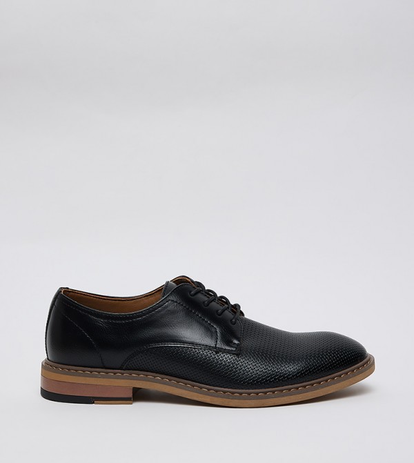 EVESTER Textured Lace-Up Formal Shoes