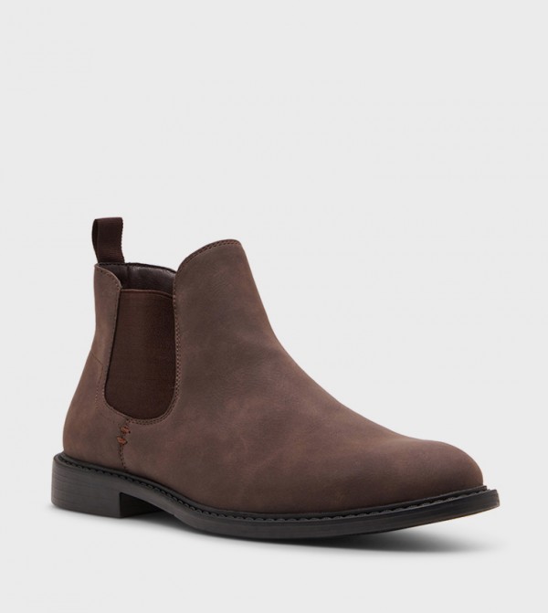 MSLIKK Round Toe Chelsea Boots