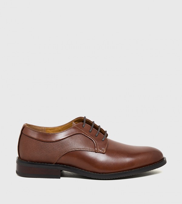 MALLMER Solid Derby Shoes