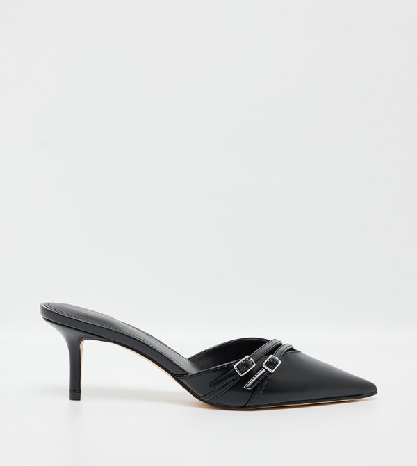 ANESHA Pointed Toe Mule Pumps