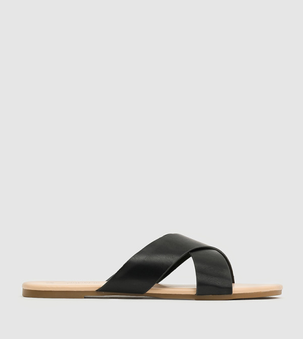 Braden Orva Slide Sandals Black 