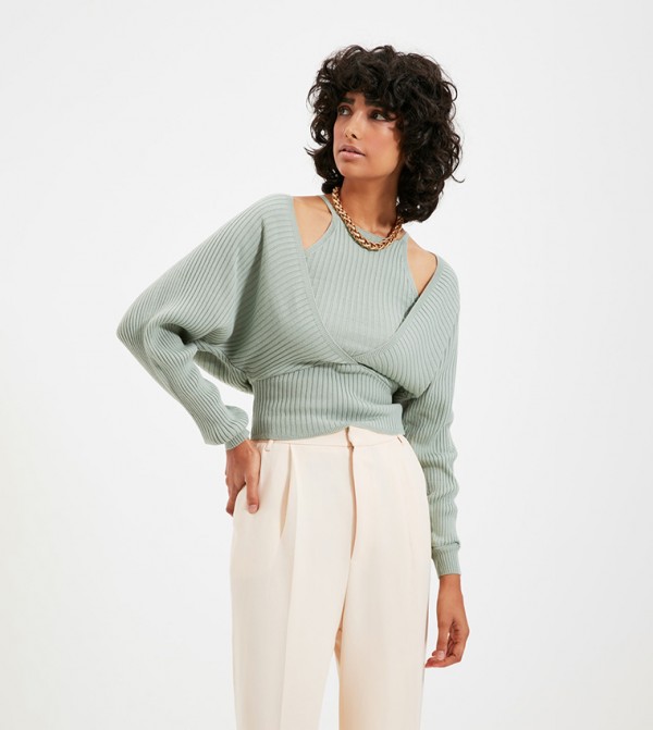 Regular Fit Sweater Set