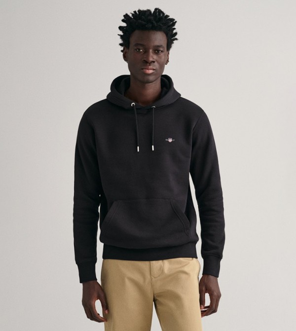 Shield Pocket Detail Hoodie