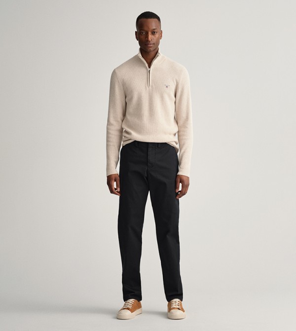 High Waist Allister Twill Chinos