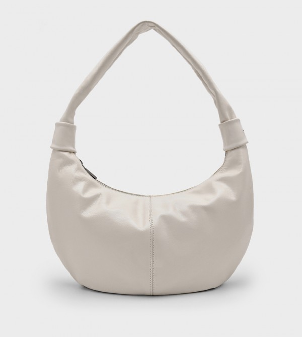 ICON Solid Leather Hobo Bag