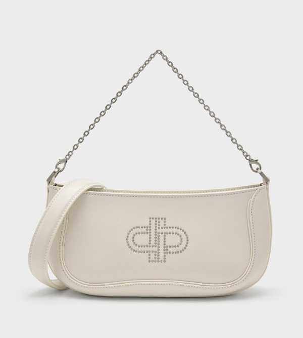 ICON Oiled Leather Studded Shoulder Bag