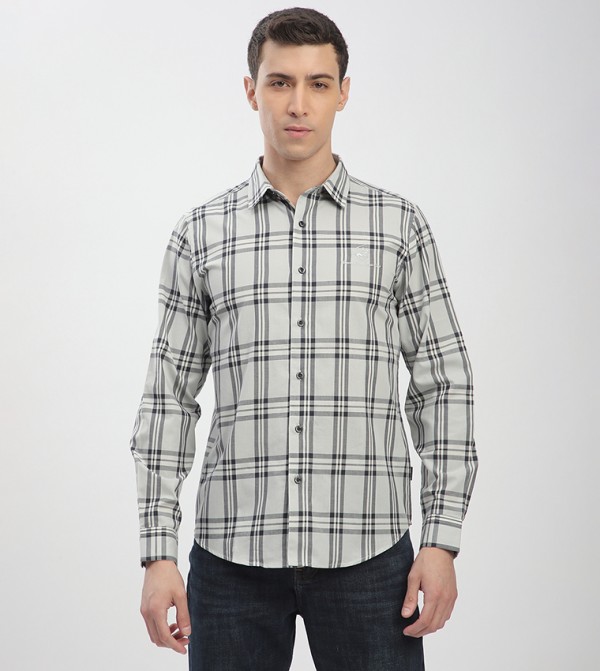 Plaid Long Sleeves Casual Shirt