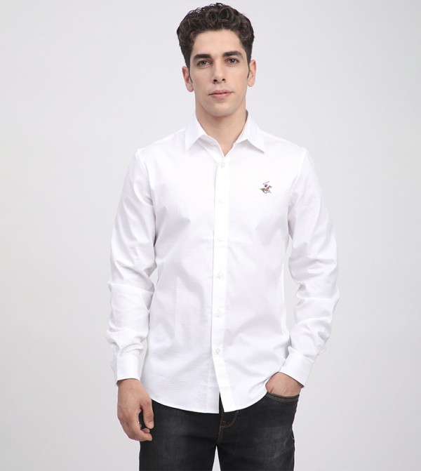 Patterned Long Sleeves Shirt
