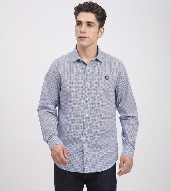 Patterned Long Sleeves Shirt