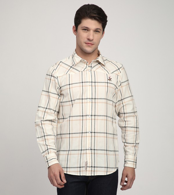 Plaid Long Sleeves Shirt
