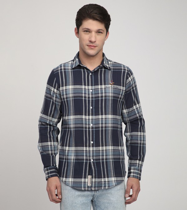 Plaid Long Sleeves Shirt