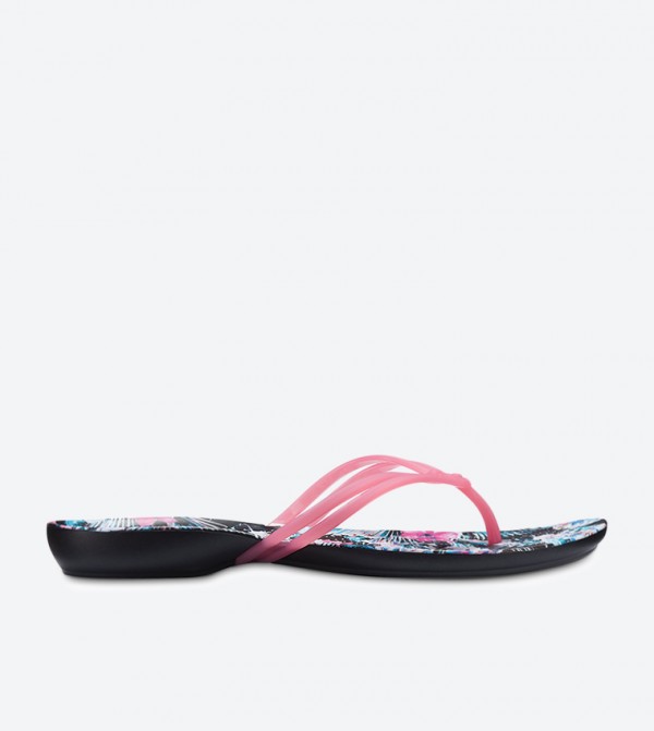 Buy Crocs Isabella Graphic Flip Flops Paradise Pink 204196 6NT In Pink 6thStreet UAE