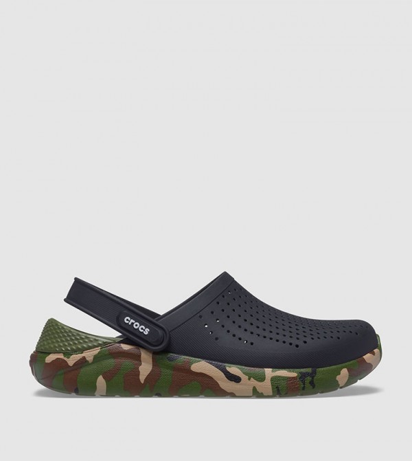 Buy Crocs LiteRide Printed Camo Clog In BLACK 6thStreet UAE