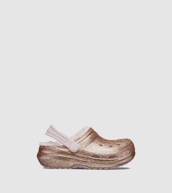 Rose deals gold crocs