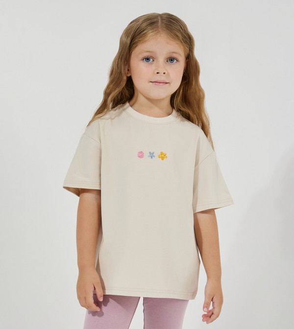 Embroidered Oversized T-Shirt