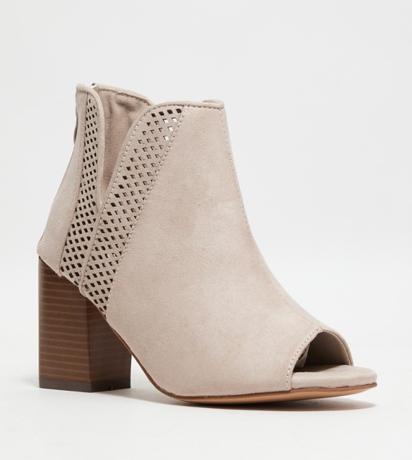 Libbie peep clearance toe bootie