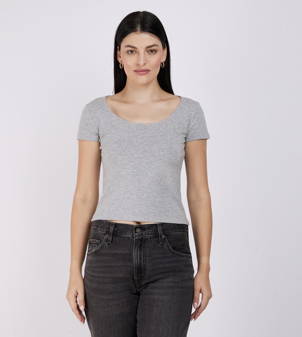 Melange Short Sleeves T-Shirt